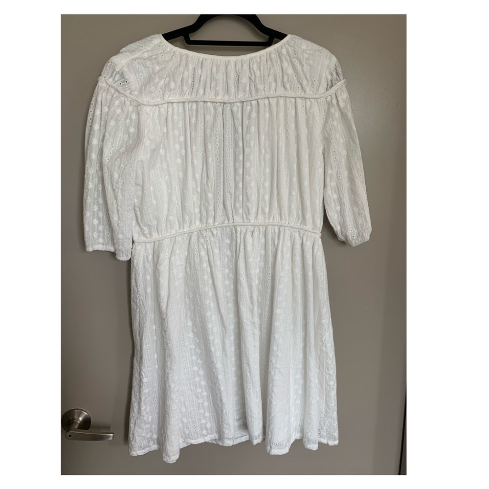 Nasty gal white babydoll dress